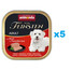 ANIMONDA Vom Feinsten Rind + Putenherzen 5 x 150 g