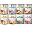 BRIT Pate&Meat Mix Geschmacks 8x800 g Pastete für Hunde