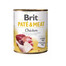 BRIT Pate&Meat chicken 800 g Hühnerpastete für Hunde
