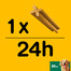 PEDIGREE DentaStix (große Rassen) Zahnpflegeprodukte für Hunde 7 Stk. - 270g