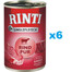 RINTI Singlefleisch Beef Pure Rind monoprotein 6x800 g