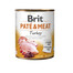 BRIT Pate&Meat turkey 800 g Truthahnpastete für Hunde