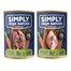 SIMPLY FROM NATURE Ente mit Karotte + Fasan mit Karotte 400 g x 12
