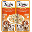 INABA Dog Twin Huhn, Gemüse und Rindfleisch in Brühe für Hunde 2x40 g