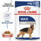 ROYAL CANIN MAXI ADULT Nassfutter für große Hunde in Soße 10 x 140 g
