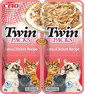 INABA Twin Thunfisch mit Huhn in Brühe für Katzen 2x40 g